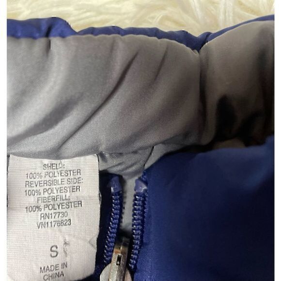 EUC Toddler Boys Blue & Yellow Puff Vests Sizes Small & 4 Years - Picture 3 of 8